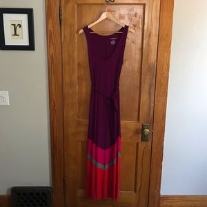 Liz Lange for Target - Maxi Dress Purple Pink Gray
